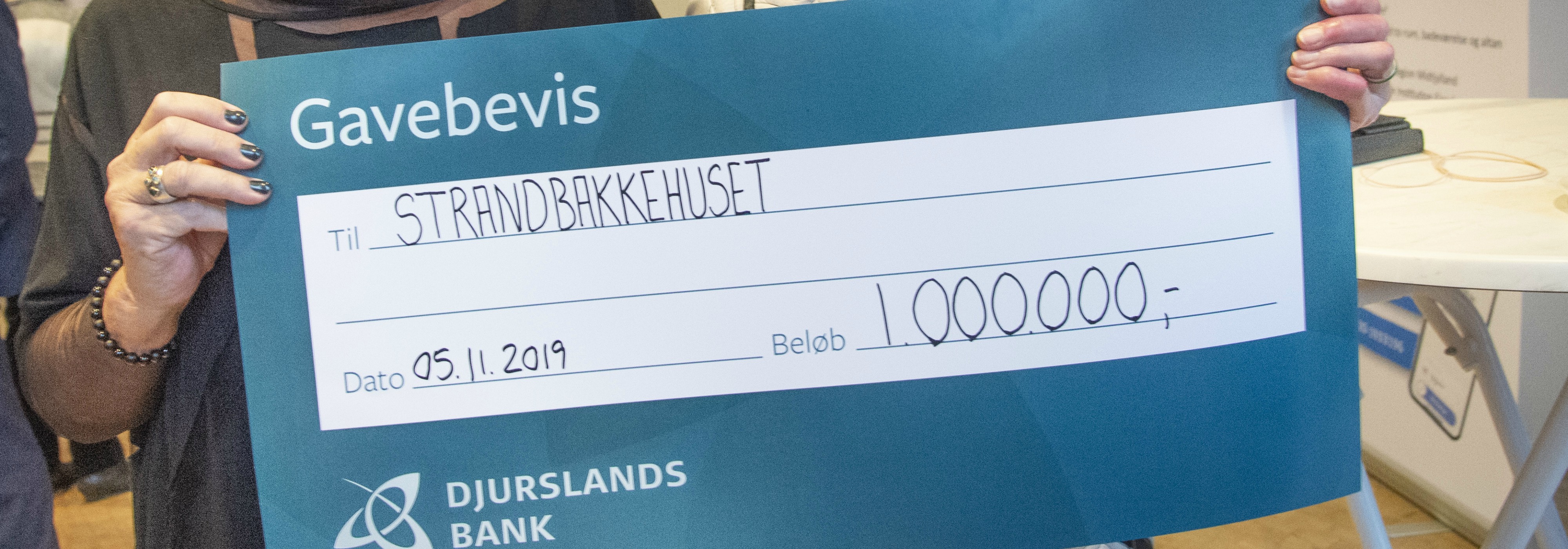 Uventet privat donation